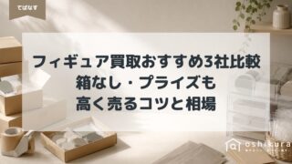 フィギュア買取おすすめ3社比較|箱なし・プライズも高く売るコツと相場