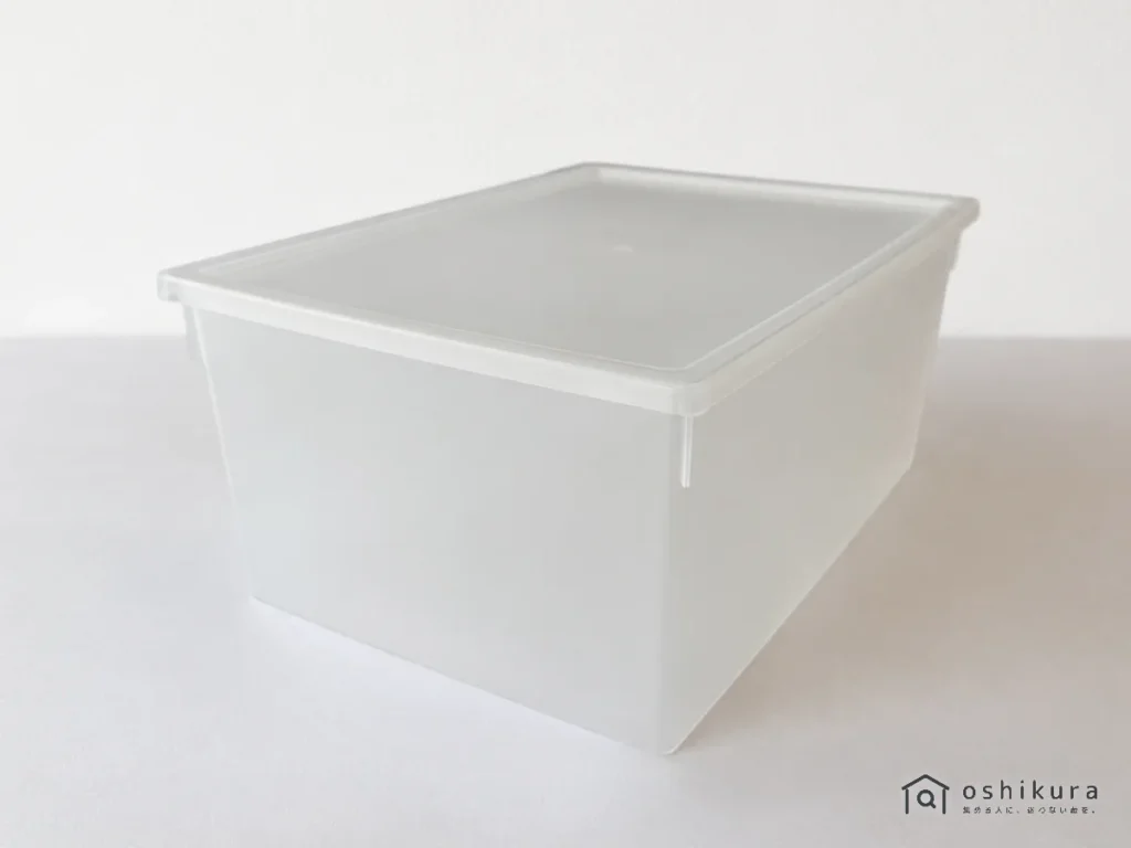 スクエアBOXフタ付き L型