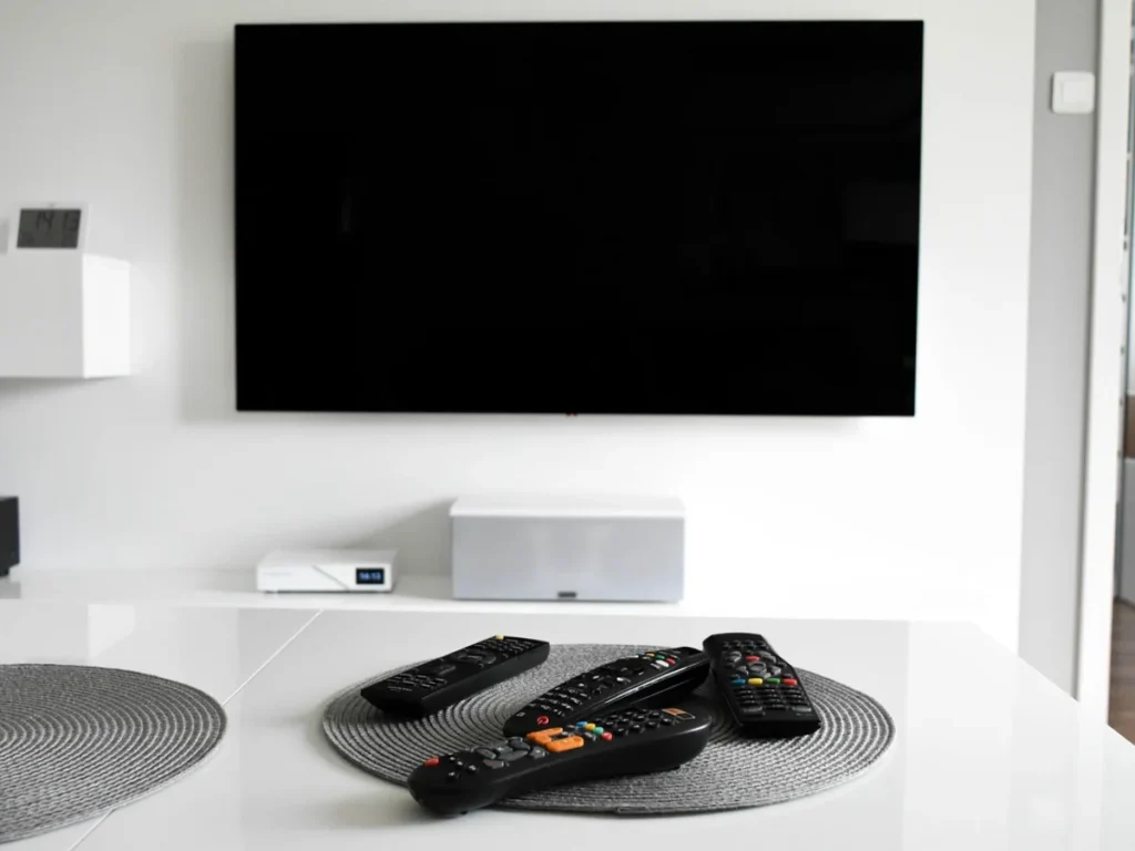 ホテルの客室のテレビ